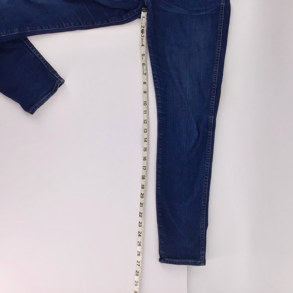 Madewell 10" High-Rise Skinny Jeans - Hayes Wash / Blue  Style F4684 Size 30 - Picture 8 of 14